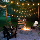 Varal de Luzes com Lâmpadas Bivolt Impermeável para Jardim - GardenLuxe